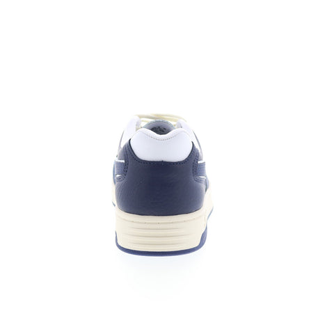 Puma Slipstream Lo Vintage Mens Blue White Suede Lifestyle Sneakers Shoes