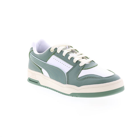 Puma Slipstream Lo Vintage 39469302 Mens Green Lifestyle Sneakers Shoes