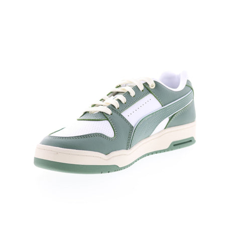 Puma Slipstream Lo Vintage 39469302 Mens Green Lifestyle Sneakers Shoes