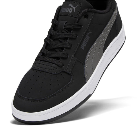 Puma Caven 2.0 Buck 39520203 Mens Black Leather Lifestyle Sneakers Shoes
