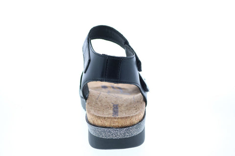 Romika Hollywood 04 Quarter Womens Black Leather Strap Flats Shoes