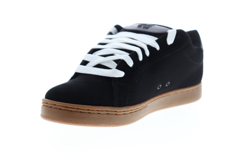 Etnies Fader Mens Black Suede Low Top Lace Up Skate Sneakers Shoes