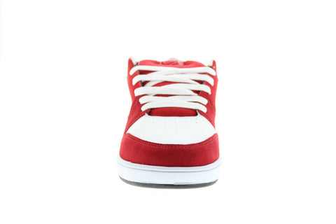 Etnies Verano 4101000430616 Mens Red Leather Skate Inspired Sneakers Shoes