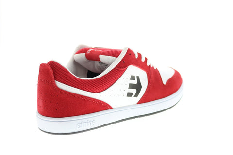 Etnies Verano 4101000430616 Mens Red Leather Skate Inspired Sneakers Shoes