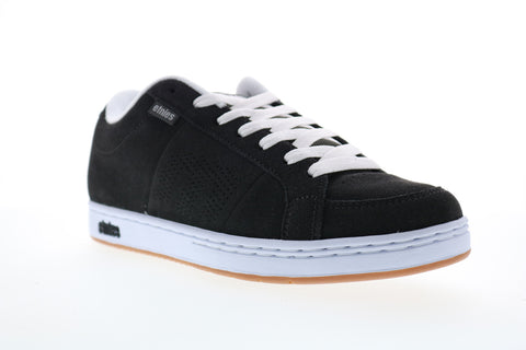 Etnies Kingpin Mens Black Suede Lace Up Skate Sneakers Shoes