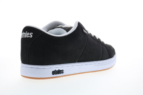 Etnies Kingpin Mens Black Suede Lace Up Skate Sneakers Shoes