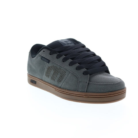Etnies Kingpin 4101000091031 Mens Gray Nubuck Skate Inspired Sneakers Shoes