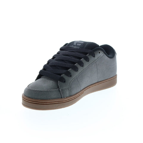 Etnies Kingpin 4101000091031 Mens Gray Nubuck Skate Inspired Sneakers Shoes