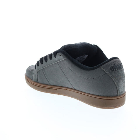 Etnies Kingpin 4101000091031 Mens Gray Nubuck Skate Inspired Sneakers Shoes