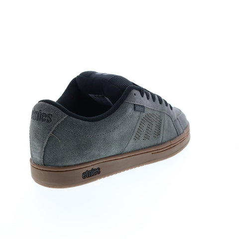 Etnies Kingpin 4101000091031 Mens Gray Nubuck Skate Inspired Sneakers Shoes