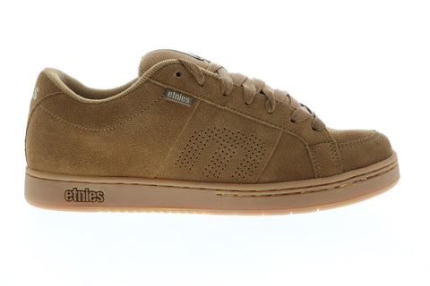Etnies Kingpin 4101000091230 Mens Brown Suede Lace Up Athletic Skate Shoes