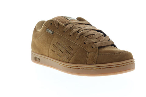 Etnies Kingpin 4101000091230 Mens Brown Suede Lace Up Athletic Skate Shoes