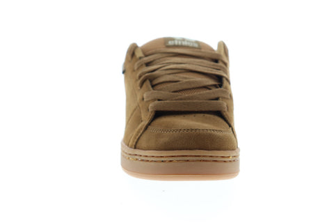 Etnies Kingpin 4101000091230 Mens Brown Suede Lace Up Athletic Skate Shoes