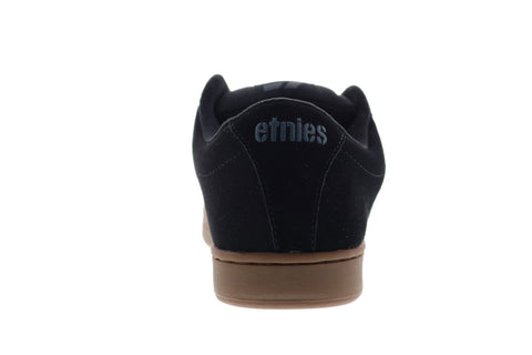 Etnies Kingpin 4101000091566 Mens Black Suede Lace Up Skate Sneakers Shoes