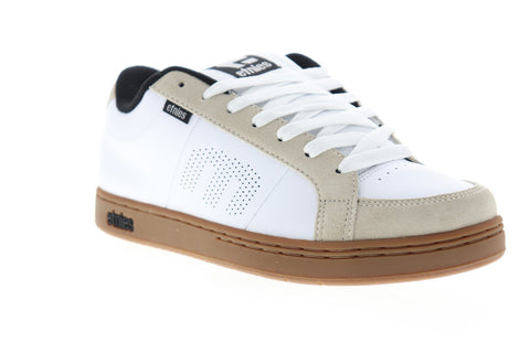 Etnies Kingpin 4101000091953 White Nubuck Athletic Lace Up Skate Shoes