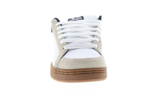 Etnies Kingpin 4101000091953 White Nubuck Athletic Lace Up Skate Shoes