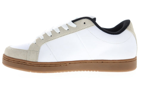 Etnies Kingpin 4101000091953 White Nubuck Athletic Lace Up Skate Shoes