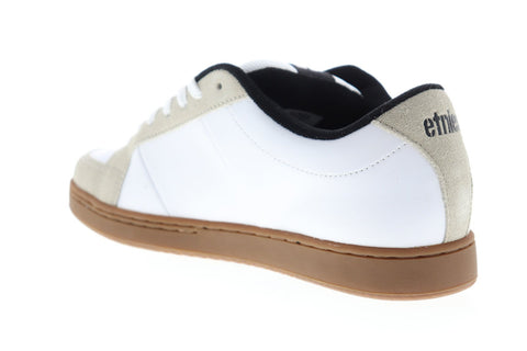 Etnies Kingpin 4101000091953 White Nubuck Athletic Lace Up Skate Shoes