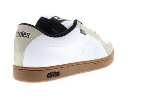 Etnies Kingpin 4101000091953 White Nubuck Athletic Lace Up Skate Shoes