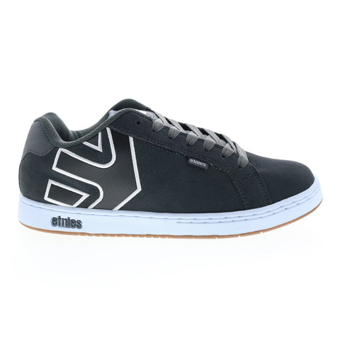Etnies Fader 4101000203069 Mens Gray Nubuck Skate Inspired Sneakers Shoes