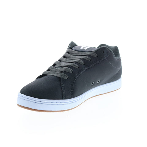 Etnies Fader 4101000203069 Mens Gray Nubuck Skate Inspired Sneakers Shoes