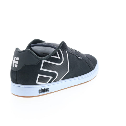 Etnies Fader 4101000203069 Mens Gray Nubuck Skate Inspired Sneakers Shoes