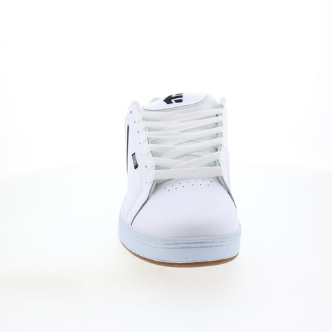 Etnies Fader 4101000203115 Mens White Leather Lace Up Skate Sneakers Shoes