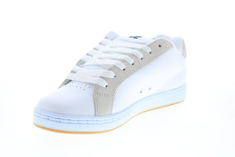 Etnies Fader 4101000203153 Mens White Leather Skate Inspired Sneakers Shoes