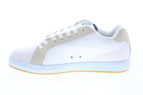 Etnies Fader 4101000203153 Mens White Leather Skate Inspired Sneakers Shoes