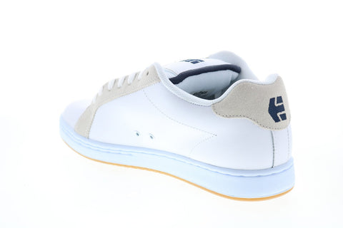 Etnies Fader 4101000203153 Mens White Leather Skate Inspired Sneakers Shoes