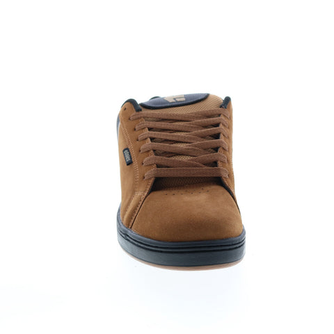 Etnies Fader 4101000203204 Mens Brown Suede Skate Inspired Sneakers Shoes