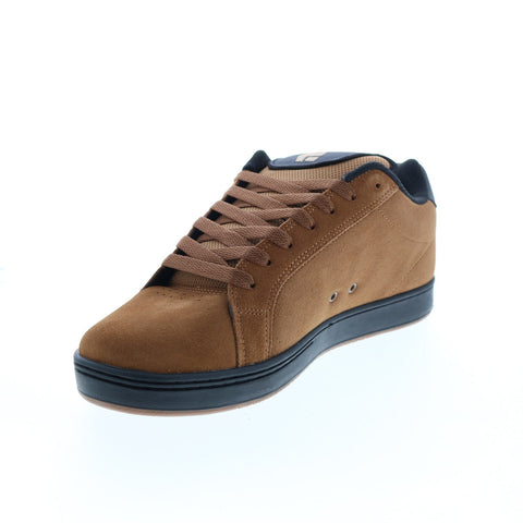 Etnies Fader 4101000203204 Mens Brown Suede Skate Inspired Sneakers Shoes