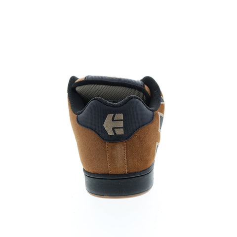 Etnies Fader 4101000203204 Mens Brown Suede Skate Inspired Sneakers Shoes