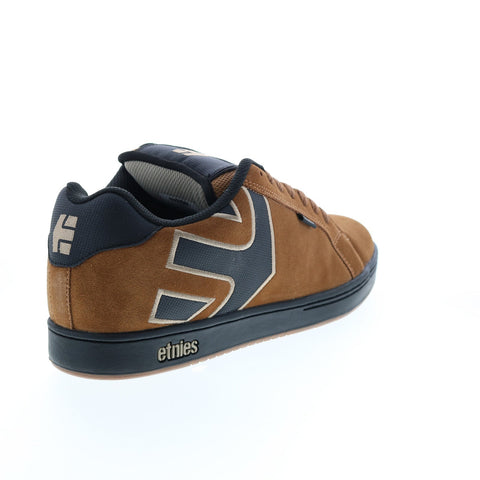 Etnies Fader 4101000203204 Mens Brown Suede Skate Inspired Sneakers Shoes