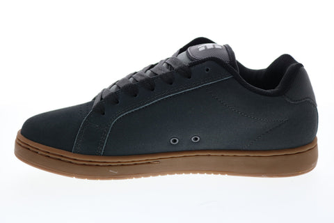 Etnies Fader 4101000203367 Mens Gray Suede Skate Inspired Sneakers Shoes