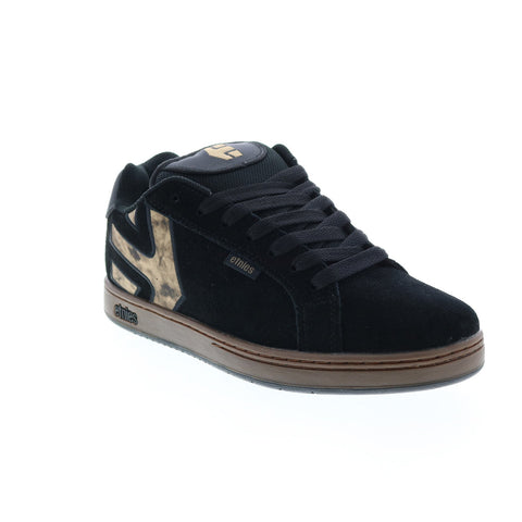 Etnies Fader 4101000203964 Mens Black Suede Skate Inspired Sneakers Shoes