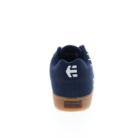 Etnies Fader Vulc 4101000282478 Mens Blue Canvas Skate Sneakers Shoes