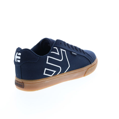 Etnies Fader Vulc 4101000282478 Mens Blue Canvas Skate Sneakers Shoes