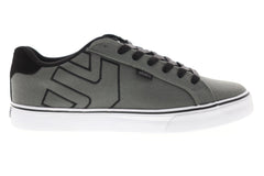 Etnies Fader Vulc 4101000282022 Mens Gray Canvas Athletic Skate Shoes