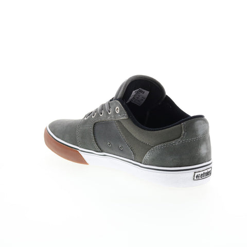 Etnies Barge Ls 4101000351069 Mens Gray Suede Skate Inspired Sneakers Shoes