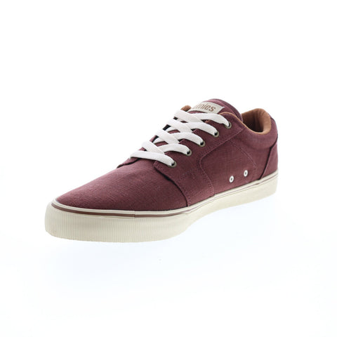 Etnies Barge LS 4101000351209 Mens Brown Canvas Skate Inspired Sneakers Shoes