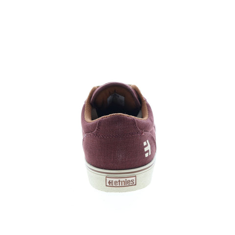 Etnies Barge LS 4101000351209 Mens Brown Canvas Skate Inspired Sneakers Shoes