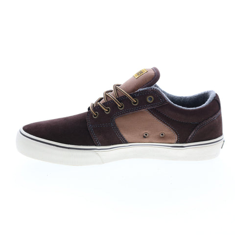 Etnies Barge LS 4101000351275 Mens Brown Suede Skate Inspired Sneakers Shoes