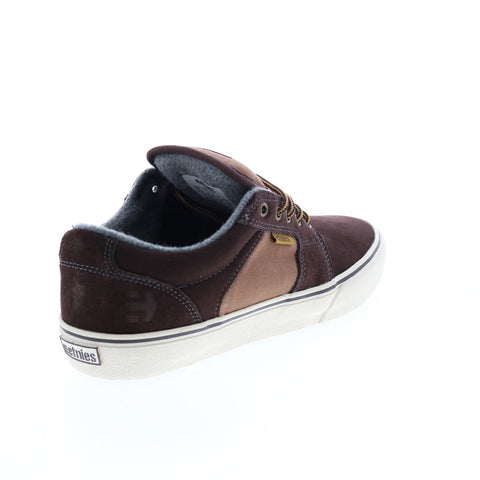 Etnies Barge LS 4101000351275 Mens Brown Suede Skate Inspired Sneakers Shoes
