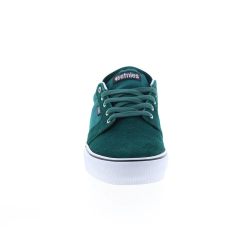 Etnies Barge LS 4101000351315 Mens Green Suede Skate Inspired Sneakers Shoes