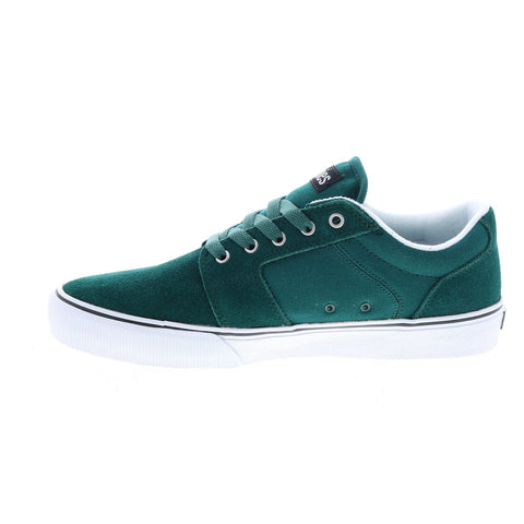 Etnies Barge LS 4101000351315 Mens Green Suede Skate Inspired Sneakers Shoes