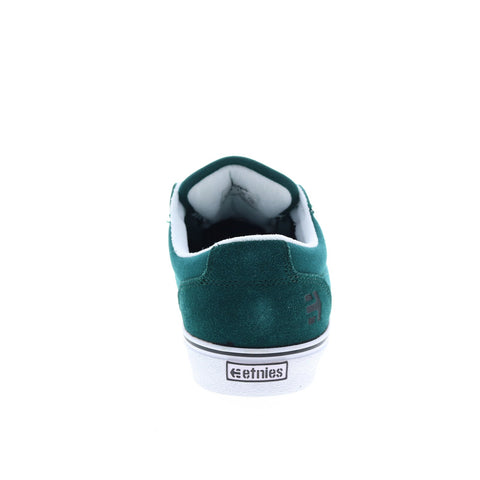 Etnies Barge LS 4101000351315 Mens Green Suede Skate Inspired Sneakers Shoes
