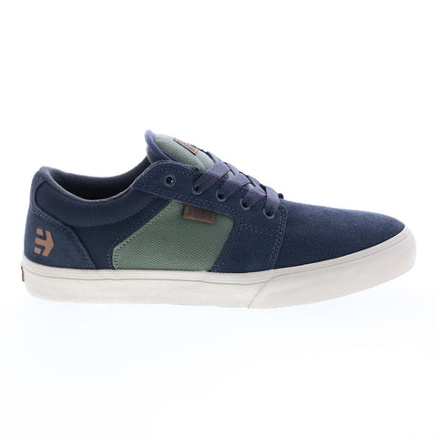 Etnies Barge LS 4101000351375 Mens Gray Suede Skate Inspired Sneakers Shoes