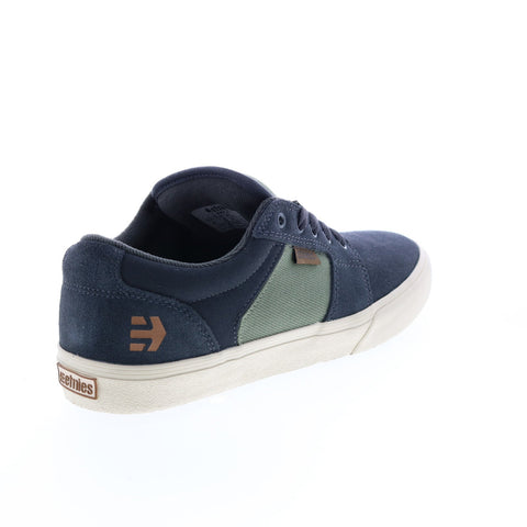 Etnies Barge LS 4101000351375 Mens Gray Suede Skate Inspired Sneakers Shoes