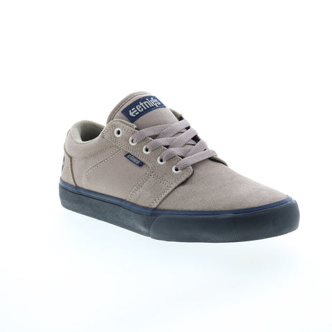 Etnies Barge LS 4101000351391 Mens Gray Suede Skate Inspired Sneakers Shoes